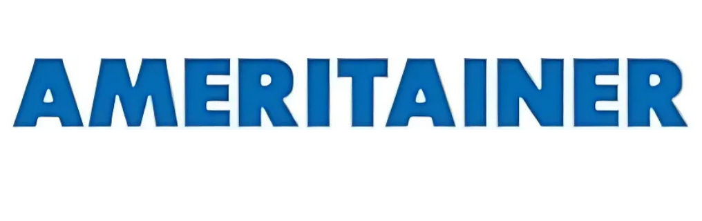 Ameritainer Updated Scaled Up Single Line Logo Most Space